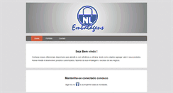 Desktop Screenshot of nlembalagens.com.br